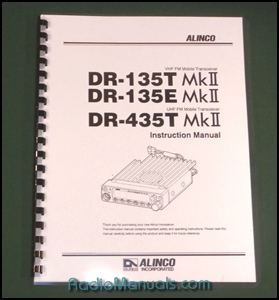 Alinco DR-135TMKII/435TMKII Instruction Manual